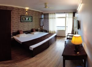 hotel room with balcony
